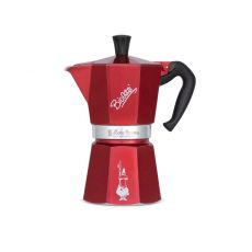 Bialetti Moka Espressokocher Special Edition rot Glitzer 6 Tassen