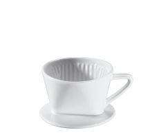 cilio Premium Kaffeefilter Porzellan wei Gre 1