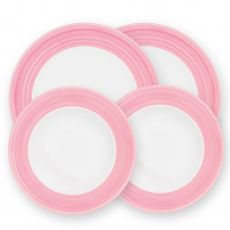 Gmundner Keramik Variation Rosa Dinner f�r Zwei Set