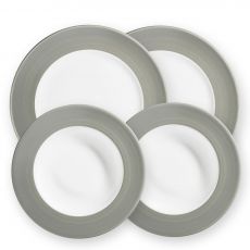Gmundner Keramik Variation Grau Dinner f�r Zwei Set