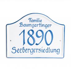 Gmundner Keramik T�rschild personalisiert