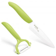 Kyocera Starterset GEN Gem�semesser + Sparsch�ler Keramik gr�n