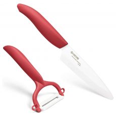 Kyocera Starterset GEN Gem�semesser + Sparsch�ler Keramik rot