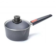 WOLL Titanium Nowo Induction Guss-Stieltopf mit Glasdeckel � 18 cm INDUKTION