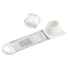 Metaltex Knoblauchschneider und Muskatreibe 2in1 DUETTO