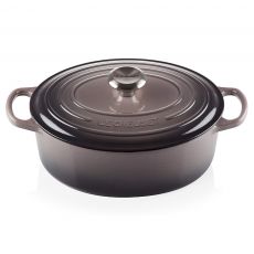 Le Creuset Br�ter oval 35cm 8,9l - Flint Oyster