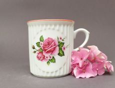 Kaffeebecher Mozart Rosen und Bl�mchen 250ml
