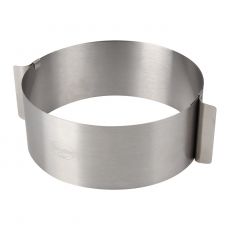 Dr. Oetker Tortenring 8cm, verstellbar 16-30cm