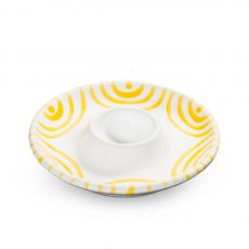 Gmundner Keramik Gelbgeflammt Eierbecher