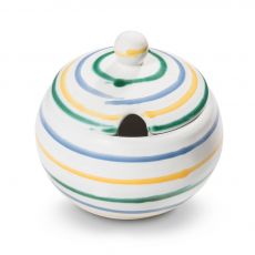 Gmundner Keramik Buntgeflammt Zuckerdose