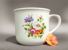 Jumbotasse Varak Blumen und Wildrosen 650ml