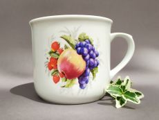 Jumbotasse Varak Obstdekor Apfel-Traube 650ml