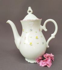 Kaffeekanne Porzellan Streubl�mchen Pastell