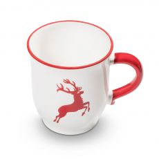 Gmundner Keramik Rubinroter Hirsch Schokotasse (0,3L)
