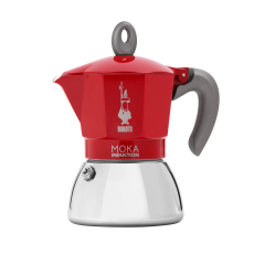 Bialetti Moka Induktion Espressokocher rot - 3 Gr��en