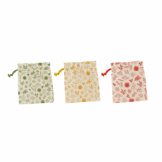 Pebbly Baumwollbeutel M 20 x 25 cm 3er Set