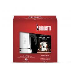 Bialetti Espressokocher VENUS 6 Tassen + Nocciola 200g - Geschenkset