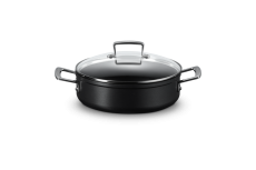 Le Creuset Aluminium-Schmorpfanne mit Glasdeckel antihaft - in 3 Gr��en
