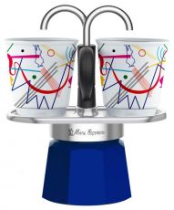 Bialetti Mini-Express incl. 2 Becher Kandinsky
