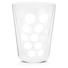 Zak! Designs Teeglas Dot 0,35l doppelwandig wei�