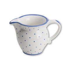 Gmundner Keramik Tupferl Blau Milchgie�er glatt (0,5L)