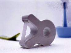 Alessi Klebefilm-Abroller Quack KF03 G grau