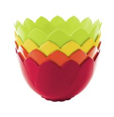 Zak! Designs Schalen Lotus 4er Set - Hot Pop