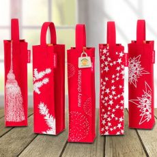 reisenthel Bottlebag Tasche f�r Flaschen Weihnachten - rot oder schwarz - Staffelpreise