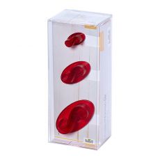 Birkmann Ausstecher-Set mit Auswerfer Relief 3er-Set
