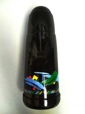 Eldiro Thermosflasche schwarz gemustert