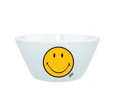 Zak! Designs Smiley M�slischale wei�-gelb