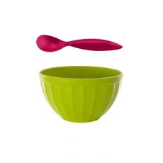 Zak! Designs Eisschale mit L�ffel gr�n/pink