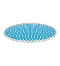 Zak! Designs Dotty Tortenplatte aqua-blau 32cm
