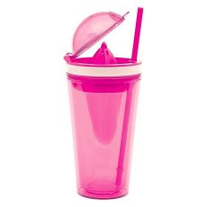 Zak! Designs Juice & Drink Saftbecher to go - pink