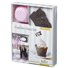 Birkmann Cupcake Deko-Set schoko-ros� 48-tlg.