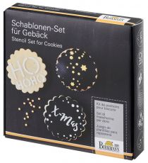 Birkmann Schablonen-Set f�r Geb�ck Christmas Glamour