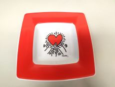 K�nitz Schale / Teller Keith Haring