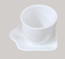 K�nitz Cappuccinotasse wei�
