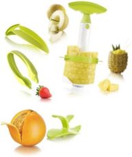 Vacu Vin Fruit Set, Schneider, Zerteiler, Ananasschneider