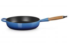 Le Creuset Bratpfanne mit Holzgriff 28cm - Azure
