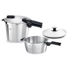Fissler Vitaquick� Premium 2-teiliges Schnellkochtopf Set 3,5 + 6,0 Liter mit Glasdeckel