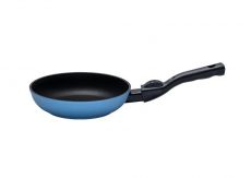 Kelomat Blue Click Bratpfanne mit abnehmbarem Griff - 3 Gr��en