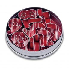 St�dter Ausstecher Set 9 Zahlen Edelstahl