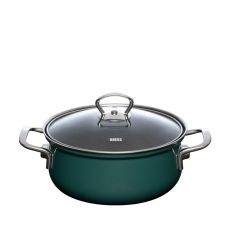 Riess Nouvelle Teal Kasserolle mit Glasdeckel - in 2 Gr��en