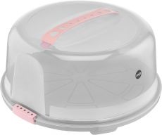 Emsa Prep & Bake Tortenbeh�lter transparent/rosa