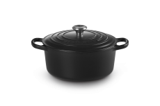 Le Creuset Br�ter rund 22cm 3,3l - schwarz