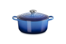 Le Creuset Br�ter rund 24cm 4,2l - azure blue