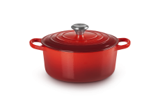 Le Creuset Br�ter rund 24cm 4,2l - kirschrot