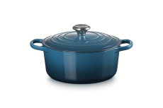 Le Creuset Br�ter rund 24cm 4,2l - deep teal