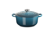 Le Creuset Br�ter rund 26cm 5,3l - deep teal